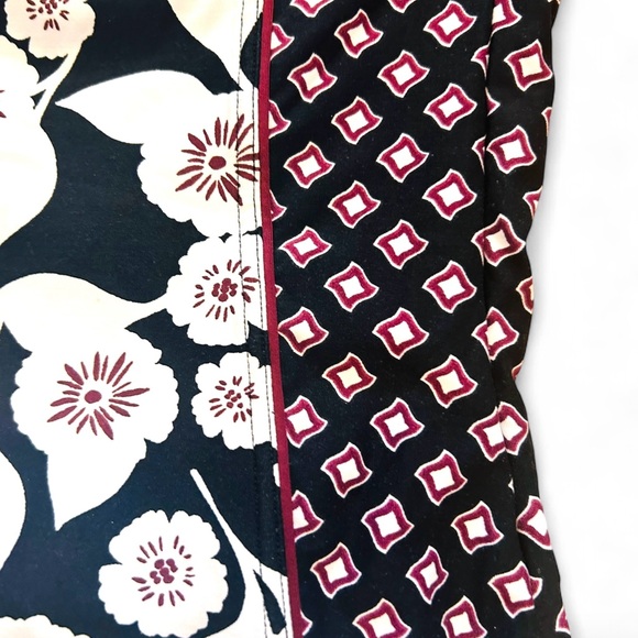 Kate Spade One Piece Swimsuit Size Medium Strapless Geometric Floral vacation - Picture 9 of 15